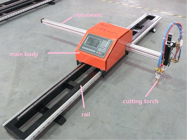 CNC պլազմային ալյումինե կտրող մեքենա պլազմային վարդակ էլեկտրոդ